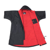 Dryrobe shortsleeve black red