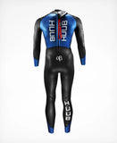 HUUB AlphaBeta Blue Wetsuit back