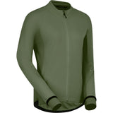 Madison DTE Womens Isoler Thermal Long Sleeve Cycling Jacket green
